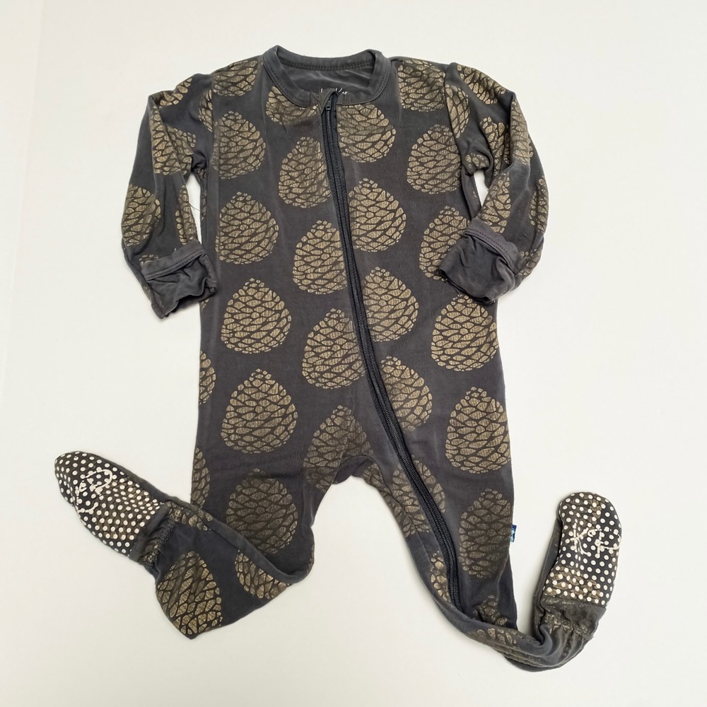 Kickee Pants Pinecone Bamboo Footed Pajamas